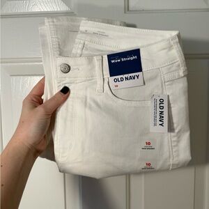 Old Navy Women's White Jeans size 10